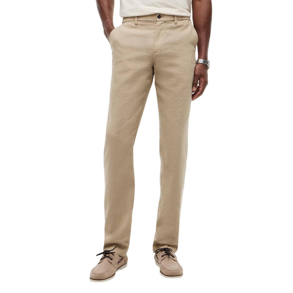 Tommy Hilfiger Denton Straight Leg Linen Blend Chinos